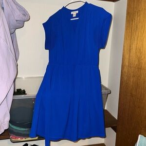 Royal blue dress